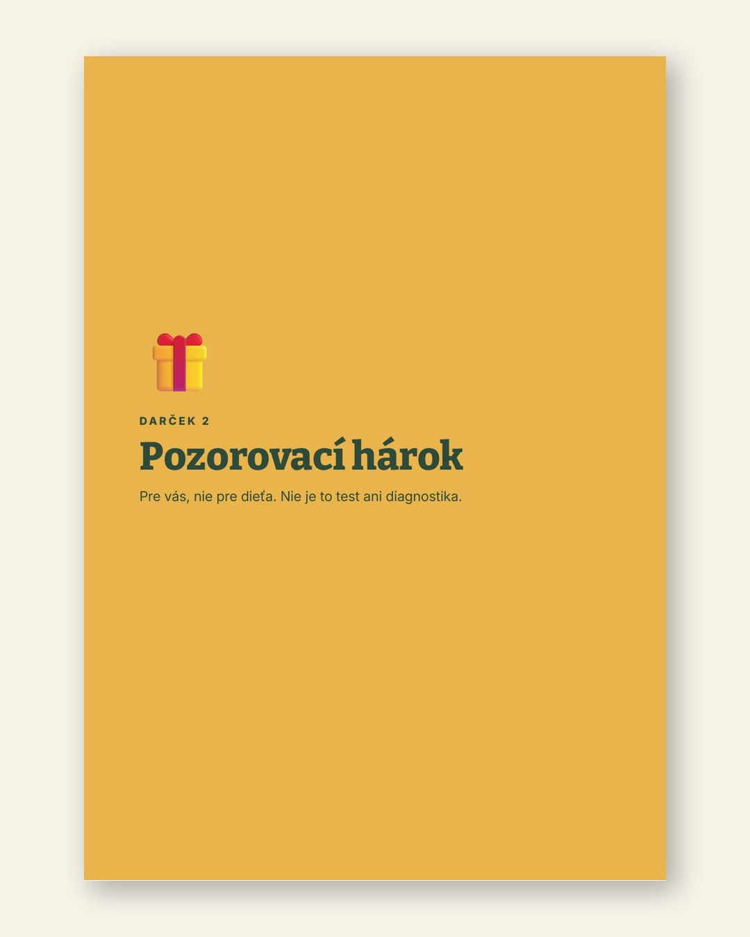 Pozorovací hárok